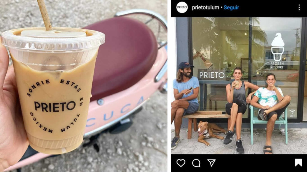 'Sonríe, estás Prieto': Internautas estallan contra slogan y nombre de cafetería en Tulum