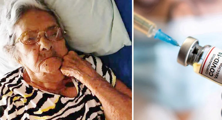 Abuelita de más de 100 que tenía error en su CURP ya recibió vacuna antiCovid