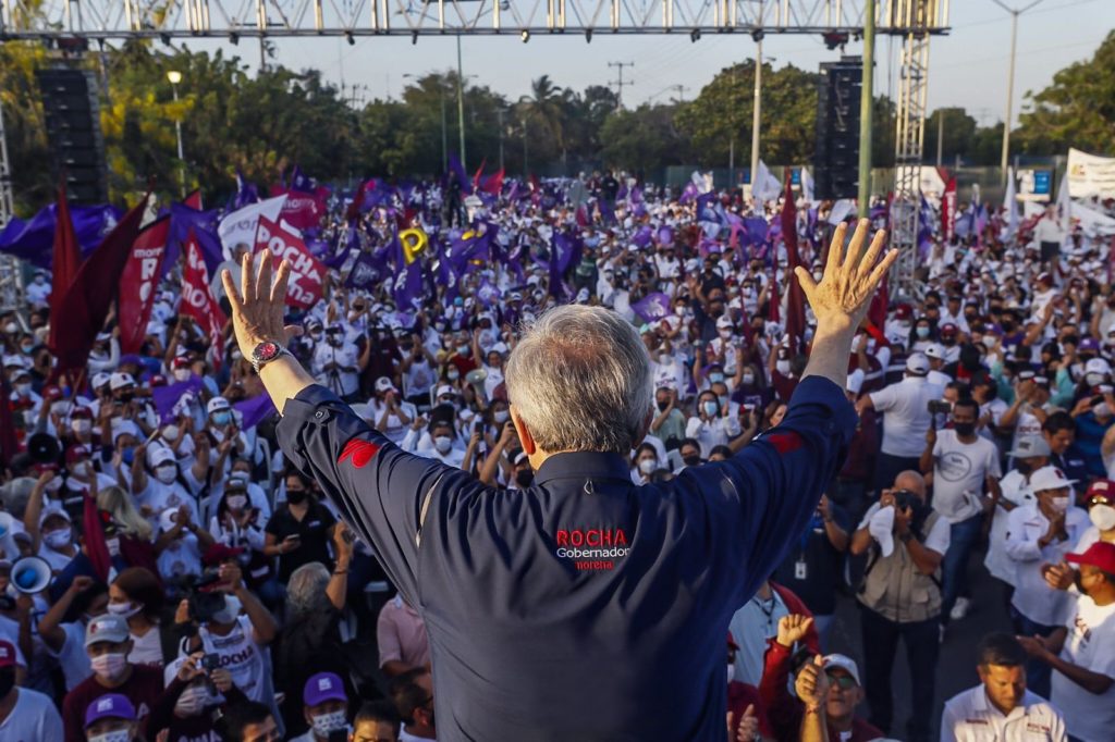 Pide concretar victoria de Morena: así cierra campaña Rocha Moya en Mazatlán