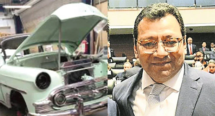 Exhiben a magistrado por usar taller de tribunal para restaurar sus autos clásicos