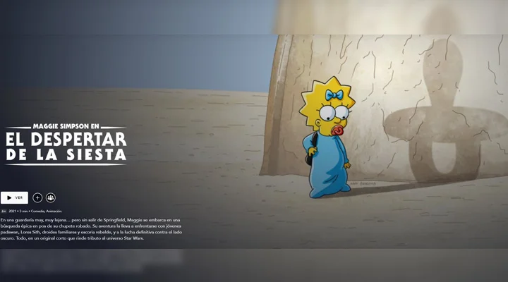 Disney + y Los Simpson celebra el Día de Star Wars con increíble crossover