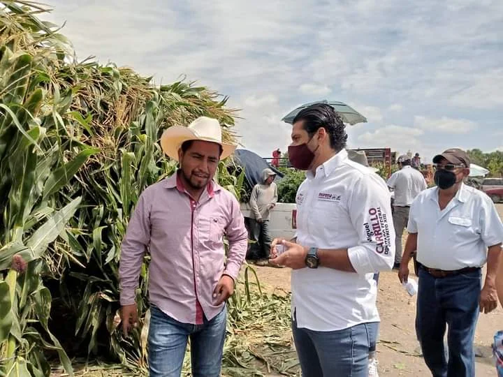 Miguel Carrillo propone mejores condiciones para comercialización de productos del campo
