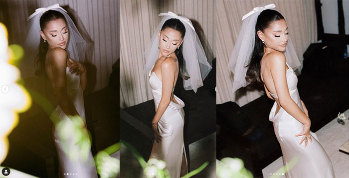 ¡Por fin! Ariana Grande comparte en Instagram fotos de su boda secreta