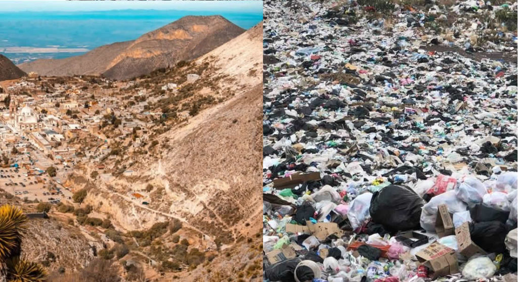 Difunden FOTOS de montañas atiborradas de basura en Real de Catorce