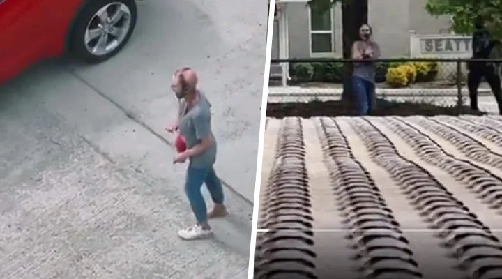 ¿Ya viene el fin del mundo? Captan a mujer zombie deambulando en calles de EU