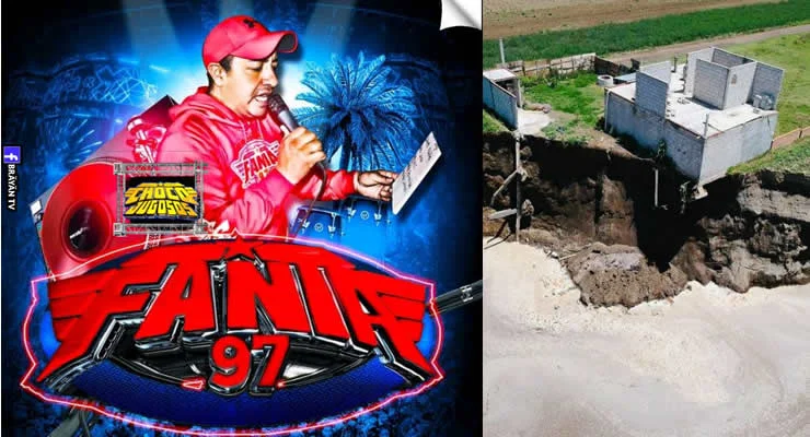 Fania 97 arma baile para ayudar a familia que perdió su casa por el socavón en Puebla