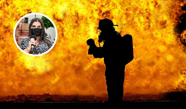 Norma Layón entrega bonos a bomberos y paramédicos de San Martín Texmelucan