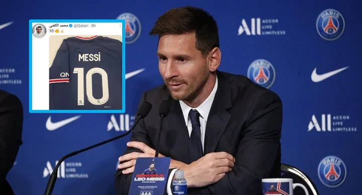 Gamarra produce camisetas con el 10 de Lionel Messi, pero el PSG le da el número 30