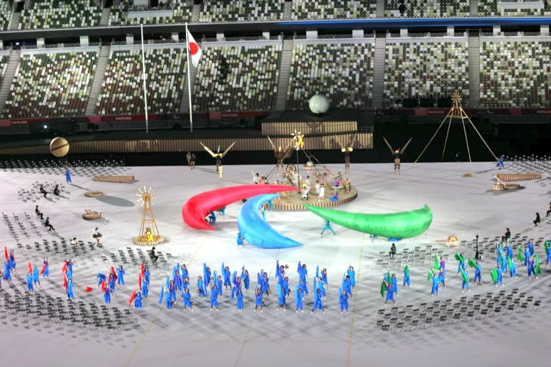 Color y alegría: las fotos sobre la inauguración de los Juegos Paralímpicos 2020
