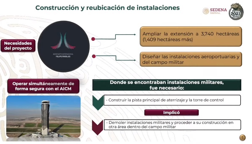 Ahorro y calidad: AMLO presenta características del Aeropuerto Internacional Felipe Ángeles