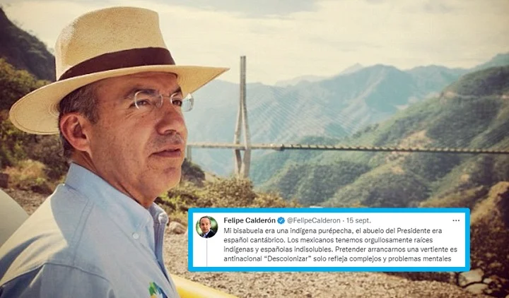 ‘Descolonizar refleja complejos’: Calderón dice que México tiene raíz española indisoluble