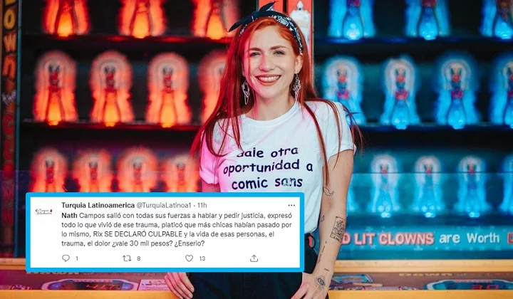 ‘Imagina ser Nath y enterarte de que salió por 30 mil pesos’: redes lamentan liberación de Rix