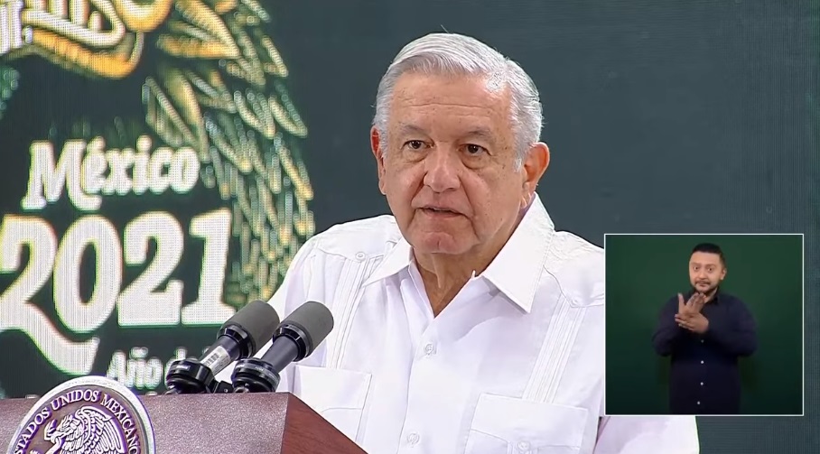 AMLO felicita a mexicanos por actuar responsablemente en vacunación contra COVID-19