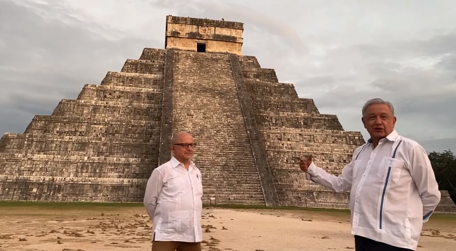 AMLO destaca beneficios del Tren Maya; impulsará visita a 45 zonas arqueológicas