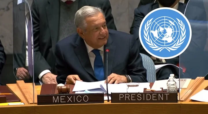 AMLO señala en evento de ONU que la corrupción es el principal problema del mundo