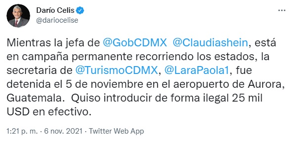 Paola Félix presenta renuncia como secretaria de Turismo de CDMX ante rumor de arresto