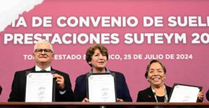 Delfina Gómez mejora condiciones laborales de trabajadores del SUTEyM