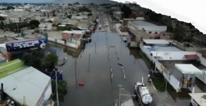 Aguas negras vuelven a Chalco tras lluvias por «John»