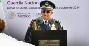 General Hernán Cortés toma protesta como Comandante interino de la Guardia Nacional