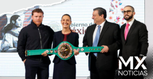 “Canelo” Álvarez y Claudia Sheinbaum anuncian mega clase de boxeo nacional