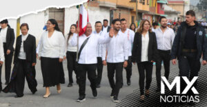 Encabeza desfile Severiano de la Rosa por la conmemoración del CXIV Aniversario de la Revolución Mexicana