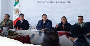 Alejandro Armenta supervisa rutas de evacuación del Popocatépetl