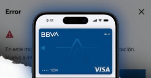 Usuarios reportan fallas en la aplicación móvil de BBVA