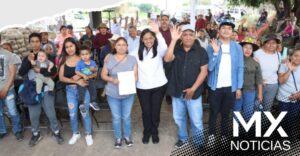 Ariadna Ayala inicia construcción de tanque elevado en La Sabana