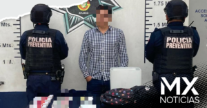 Policías detienen a sospechoso por robo de medicamentos en Atlixco