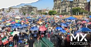 Arranca asamblea informativa de Sheinbaum en el Zócalo