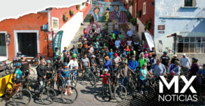 Atlixco celebro Día de la Familia con una rodada patrimonial