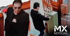 Hombre finge rezar para robar limosnas en iglesia de CDMX