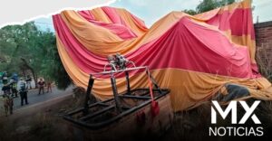 12 turistas heridos tras desplome de globo aerostático en Teotihuacán