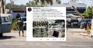 Tras disturbios en el penal de Aguaruto hallan túnel, armas y droga