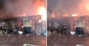 Incendio consume casas en la GAM (VIDEO)