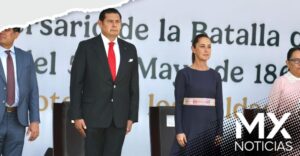 Sheinbaum y Armenta encabezan Desfile Cívico-Militar de la Batalla de Puebla