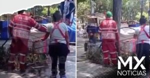 Exhiben a vendedora por hervir elotes con agua de riego (VIDEO)
