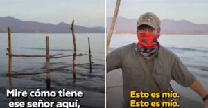 Extranjero se cree el dueño de la playa y corre a mexicano (VIDEO)