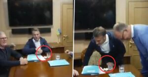 Exhiben a presidente de Francia por reunión con cocaína (VIDEO)