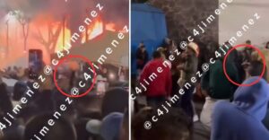 Captan a sujetos tirando balazos al aire en Iztapalapa (VIDEO)