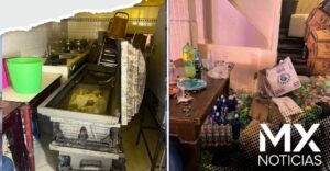 Descubren ataúdes usados como hieleras en fiesta clandestina