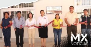 Ariadna Ayala inaugura comedor en primaria de Atlixco