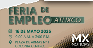 Ariadna Ayala impulsa el empleo en Atlixco con la 8ª Feria del Empleo