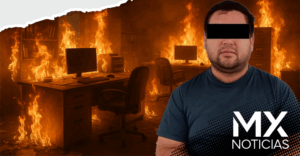 Despedido y Furioso: Incendia Oficina y Auto de su Exjefe en Hermosillo