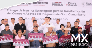 Gobernador Armenta entrega 18 mdp en Tlachichuca para obra comunitaria y apoyos al campo