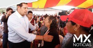 Consolida Armenta apoyo y esperanza a familias de Ajolotla