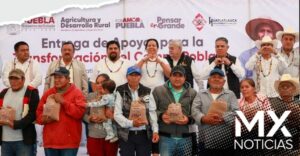 Gobierno de Puebla entrega más de 11 mdp en insumos para el campo