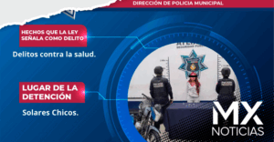 Detienen a mujer en Atlixco por posesión de drogas