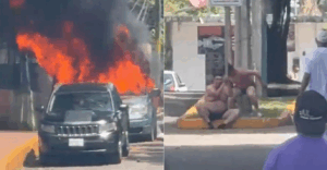 Pobladores de Tezonapa incendian vehículos y retienen a policías