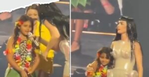 Katy Perry conmueve por gesto con niña mexicana (VIDEO)